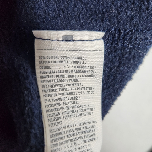 Abercrombie & Fitch Navy Blue Hoodie size Small - Picture 9 of 9